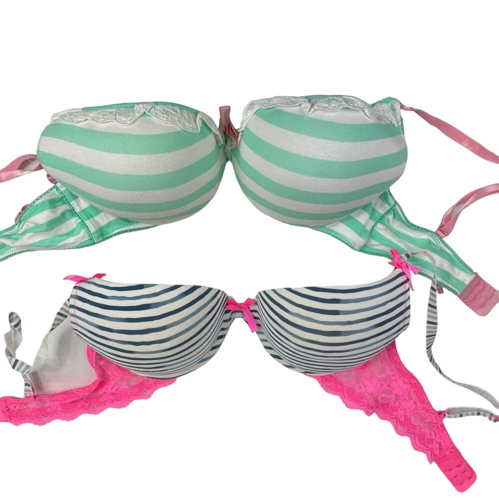 No Secret set of 2 Padded Bra Size 36D